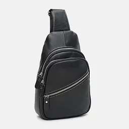 Чоловічий рюкзак шкіряний Keizer K11908bl-black - мініатюра 3