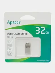 Повністю металевий Usb флешнакопичувач Apacer AH115 32 GB silver - мініатюра 4