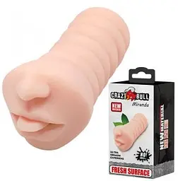 Мастурбатор для чоловіків Crazy Bull Miranda ротик із кібершкіри Baile BM-009216U 18725 - мініатюра 1