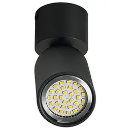 Підсвітка тубус Brille накладна поворотна AL-79/1 GU10 SBK IP20 26-811
