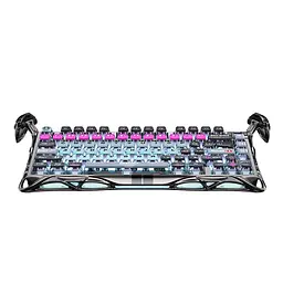 Клавіатура GravaStar Mercury V75 Pro 80keys Magnetic Jade Gaming 8K USB-A RGB Cyberpunk (GSV75PRO_U_RM_EGRY) - мініатюра 3