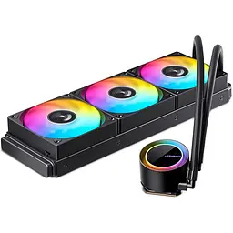 СВО Jonsbo TG-360 Black (Intel LGA1700/1200/115X/2011; AMD AM4/AM5/4PIN PWM) (TG-360 Black) Б/в - мініатюра 2