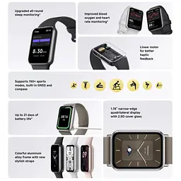 Фітнес браслет Xiaomi Smart Band 9 Pro (BHR8714GL) Rose Gold (1111144) - мініатюра 3