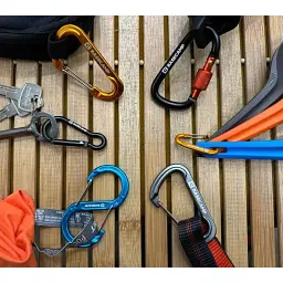 Карабін Base Camp Sigma 8 Wire Set 2шт Black Grey - мініатюра 5