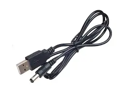 Кабель Dynamode USB-DC 5.5x2.1 5V 1m Black (DM-USB-DC-5.5X2.1MM)