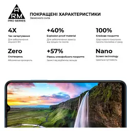 Скло захисне Armorstandart Pro ZTE Blade A54 4G Black (ARM70683) - мініатюра 5