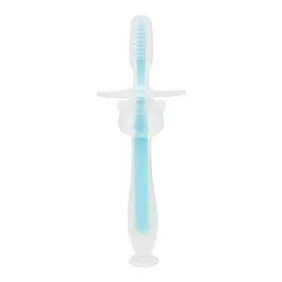 Силіконова зубна щітка Mumlove MGZ-0707(Blue) з обмежувачем - мініатюра 2