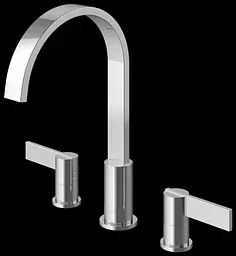 Змішувач для умивальника Kohlman Dexame chrome QB200D Хром - мініатюра 2