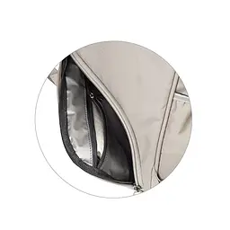 Рюкзак для мами Babyono Modern Style бежевий з матрасиком для пеленання 40x27x19 см (1649/02) - мініатюра 6
