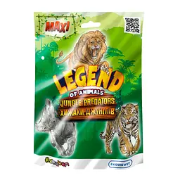 Стретч-іграшка у вигляді тварини серії LEGEND OF ANIMALS МАКСИ – ХИЖАКИ ДЖУНГЛІВ (В асортименті, у дисплеї)