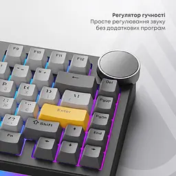 Клавіатура Ajazz AK820 V2 Coconut Flake Switch (AK820-V2-CF-PWB) - мініатюра 6