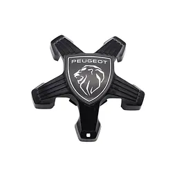 Ковпак колеса Peugeot чорний п’ятикутний 1 шт OEM 9836678580 (ковпачок, заглушка диска)