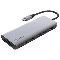 Док-станція для ноутбука Belkin USB-C 7-in-1 Multiport Dock (AVC009BTSGY)