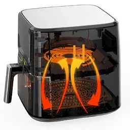 Мультипіч (аерогриль) Solis Air Fry & Dry XL 7,5л чорна (97978) - мініатюра 6