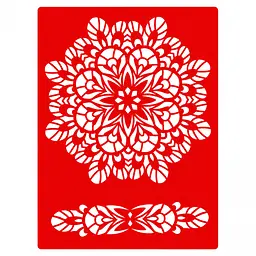 Трафарет багаторазовий Ажурна серветка #400 FDTR 400, 15x20 см