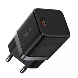 Мережевий зарядний пристрій Baseus GAN3 Fast Charger 1C 30W EU CCGN010101 Black