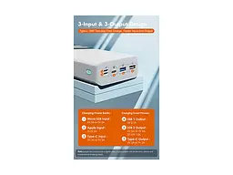 Зовнішній акумулятор (Power Bank) Romoss 30000mah Sense8+ (PHP30-401-02) білий - мініатюра 6