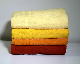 Набір махрових рушників 70х140 Ada Turkey 4 шт Orange