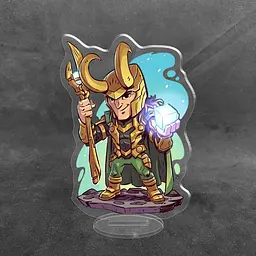 Акрилова колекційна фігурка Чібі Chibi Локі 10 cм