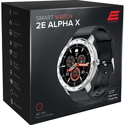 Смарт-годинник 2E Alpha X 46 Black-Silver - мініатюра 4