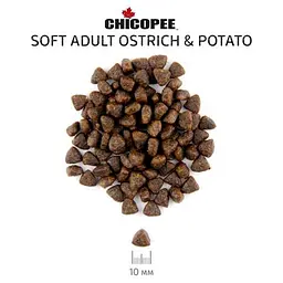 Сухий корм Chicopee (Чикопі) HNL Soft Adult Ostrich & Potato 12 кг для дорослих собак з страусом і картоплею - мініатюра 2