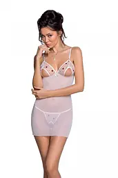 Сорочка с вырезами, L/XL (белая) Passion-Lovelia Chemise - миниатюра 2
