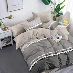 Постельное белье двуспальное Dushka Home Поликотон 21094 180х215 см