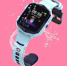 Смарт годинник для дітей F60 з GPS, відеодзвінками, 4G SIM-картою та кнопкою SOS Чорний - мініатюра 5