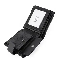 Подарунковий чоловічий набір Handycover 2516 (портмоне та ремінь) чорний в коробці - мініатюра 4