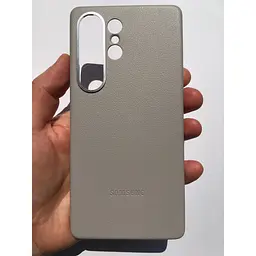 Оригінальний протиударний шкіряний чохол Samsung Kindsuit Case для Galaxy S25 Ultra Grey EF-VS938PBEGWW - мініатюра 2