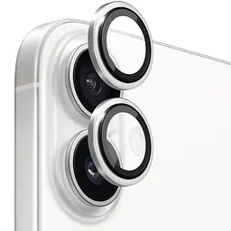 Захисне скло Metal на камеру для Apple iPhone 17 (6.3") Срібний Blueo teh0031099