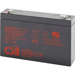 Акумулятор CSB AGM 6V (6V/8.4Ah/54Wh) (HRL634WF2) [154006]