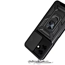Панель BeCover Military для Tecno Spark 20 (KJ5n)  Black (712168) - мініатюра 3
