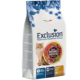 Сухий корм для котів Exclusion Noble Grain Cat Sterilized Beef 12 кг