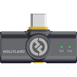 Мікрофонна радіосистема Hollyland Lark M2 Duo with USB-C RX Black [156012] - мініатюра 4