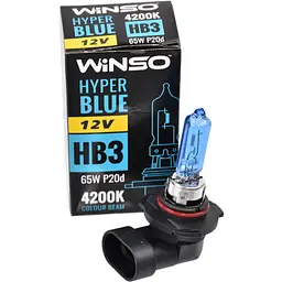 Автолампа WINSO HB3 HYPER BLUE 4200K 65W (712510) - мініатюра 3