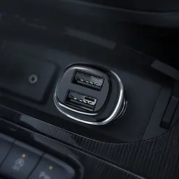 Автомобільний зарядний пристрій Borofone BZ13 2 USB чорний