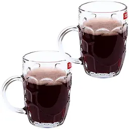 Бокал для пива стеклянный 0,5 л, 2 шт. ZB01-500