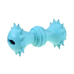 Іграшка для собак Misoko&Co Рифлена гантеля. light blue. 13.8 cm