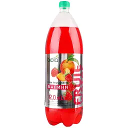 Напій Biola Fruit Water зі смаком персика та малини 2 л
