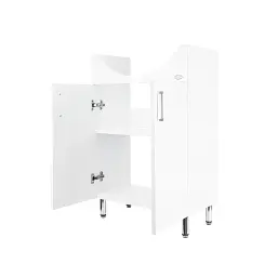 Тумба ПіК Kraft Декор Т1 + раковина Arteco 55 см Білий 30412 - мініатюра 6