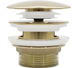 Донний клапан для ванни Rea Click-Clack gold REA-W2004