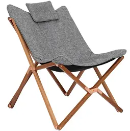 Крісло розкладне Bo-Camp Bloomsbury M Grey (1200369) (DAS302725)