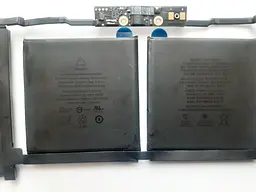 Акумулятор для ноутбука Apple A1953, 83.6Wh (7336 mAh), 6cell, 11.4V, Li-ion, чорний - мініатюра 2