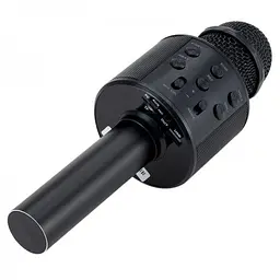 Караоке Мікрофон-колонка WS858 Black - мініатюра 3