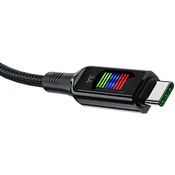 Дата кабель Acefast C7-03 Type-C to Type-C 100W (1.2m) Black - мініатюра 2