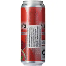 Суміш пива із соком Schofferhofer Watermelon Mint Hefeweizen світле нефільтроване 2.5 % 0.5 л - мініатюра 3