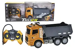 Машинка вантажівка на радіокеруванні самоскид акумуляторний Subian Truck Heavy Engineering DH666-6D, в коробці р.23x8x10см
