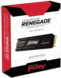 SSD накопичувач M.2 Kingston FURY Renegade with Heatsink 1 TB 2280 NVMe - мініатюра 3