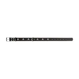 Нашийник Collar одинарний з прикрасами, 48-63х3,5 см, чорний - мініатюра 3